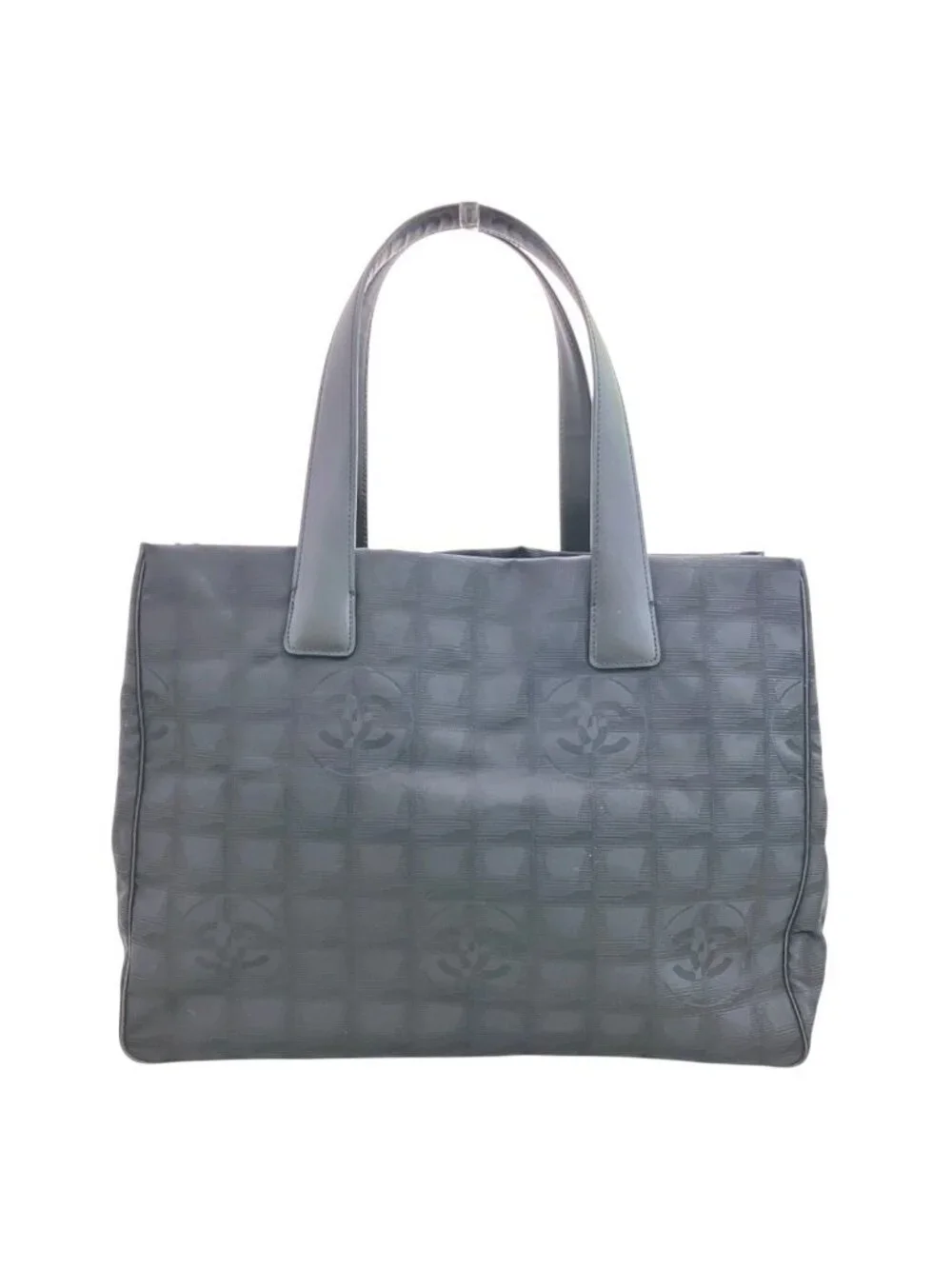 Chanel Tote MM New Travel Line Leather Jacquard - Picture 2 of 9